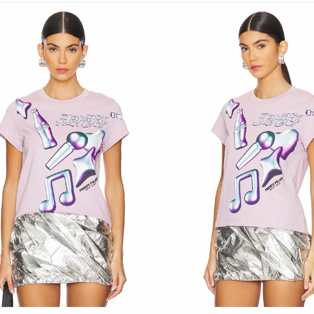 3d graphic baby tee